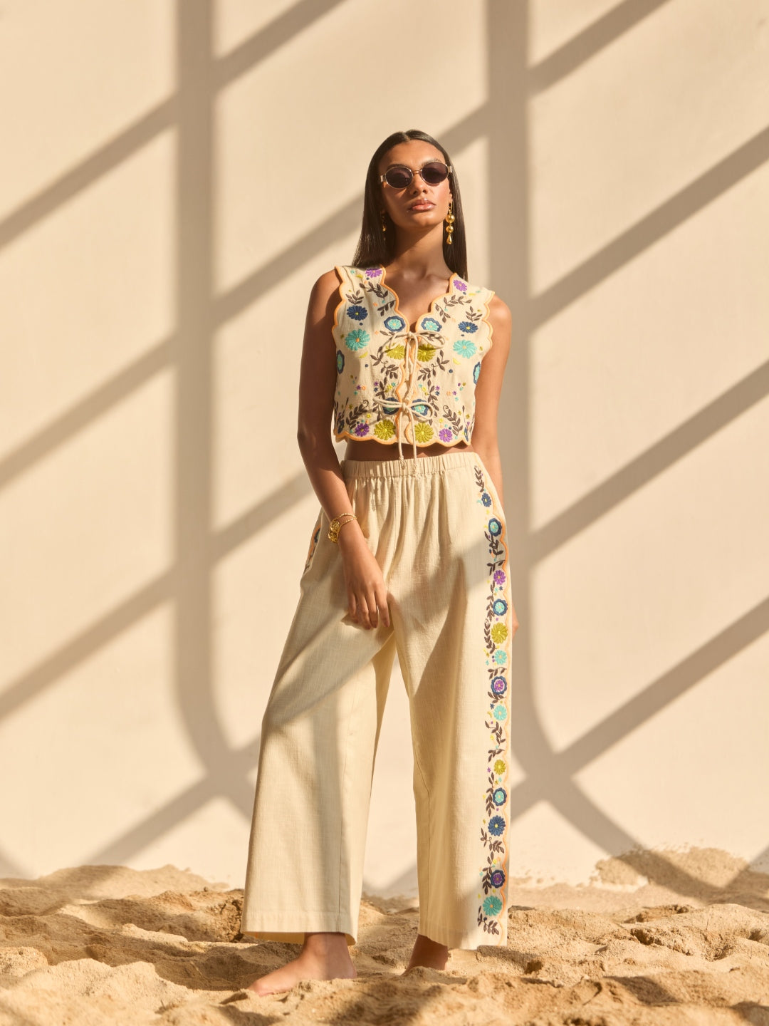 Margot Embroidered Top | Style Island at Broadway