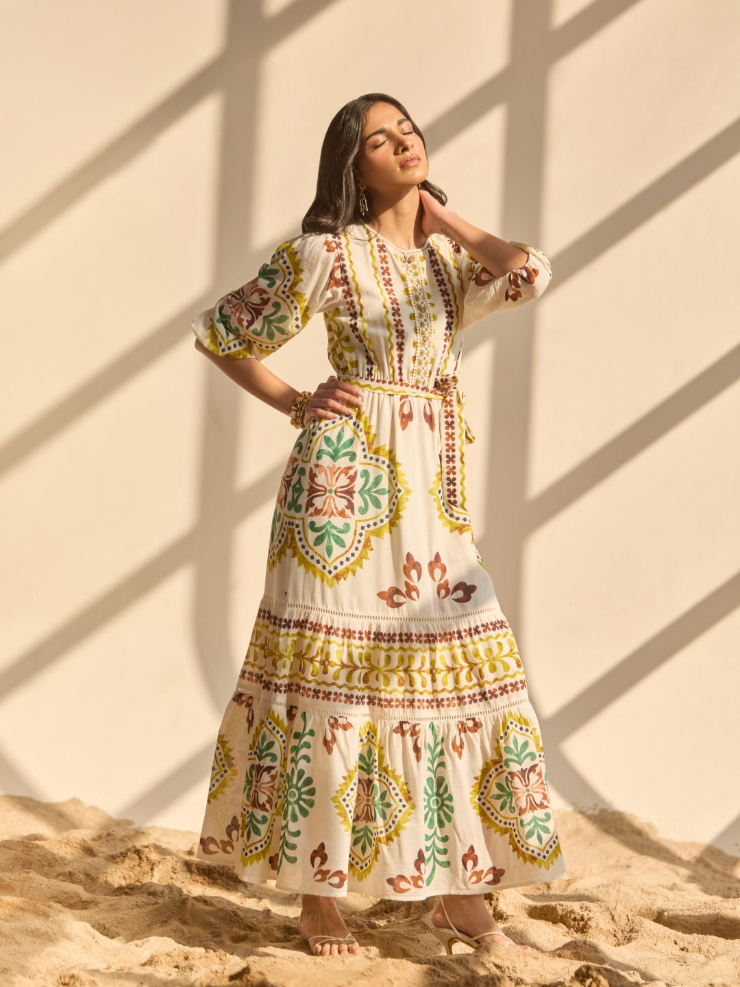 Amy Printed Maxi | Style Island at Broadway