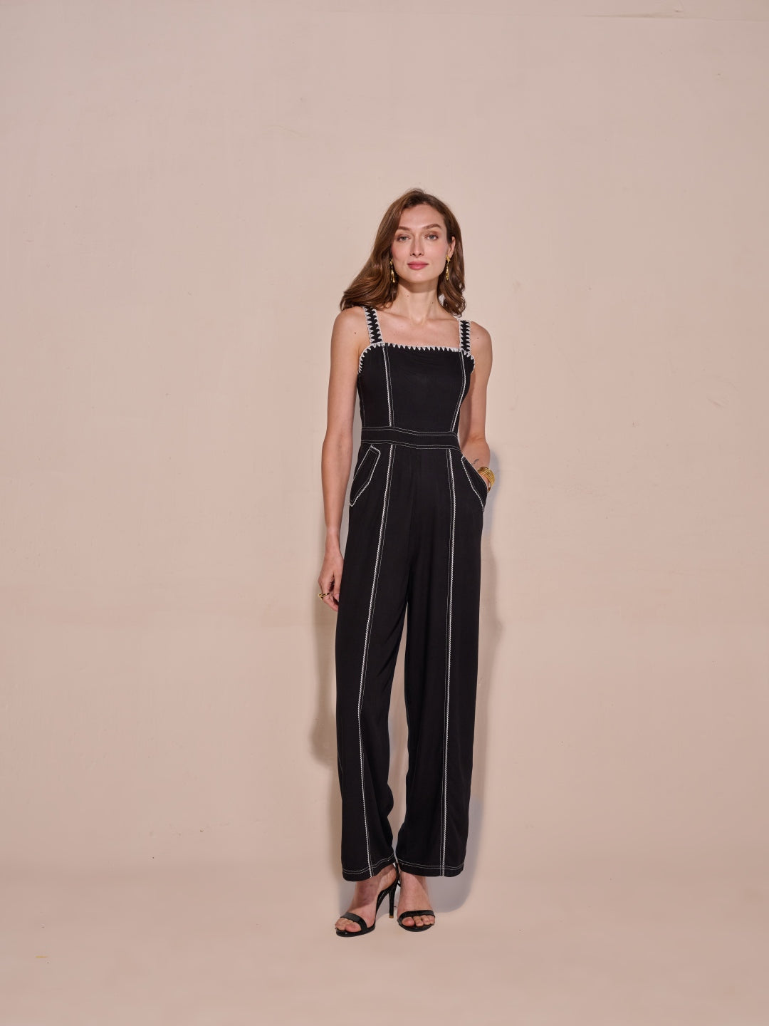 Isla Black Jumpsuit | Style Island at Broadway