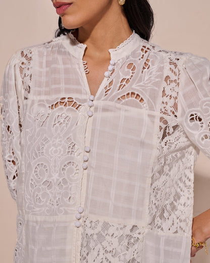 Adeline Lace Blouse | Style Island at Broadway