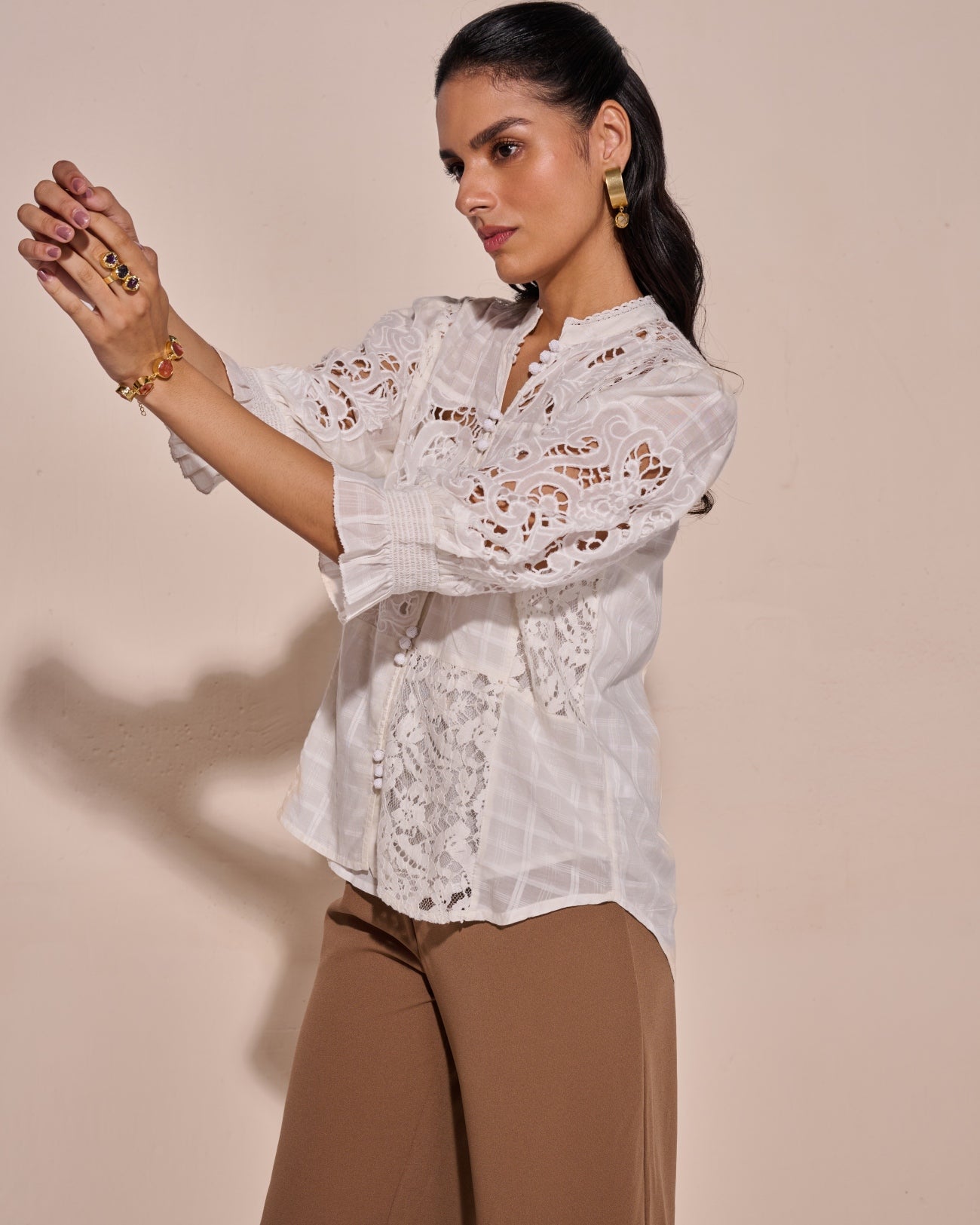 Adeline Lace Blouse | Style Island at Broadway