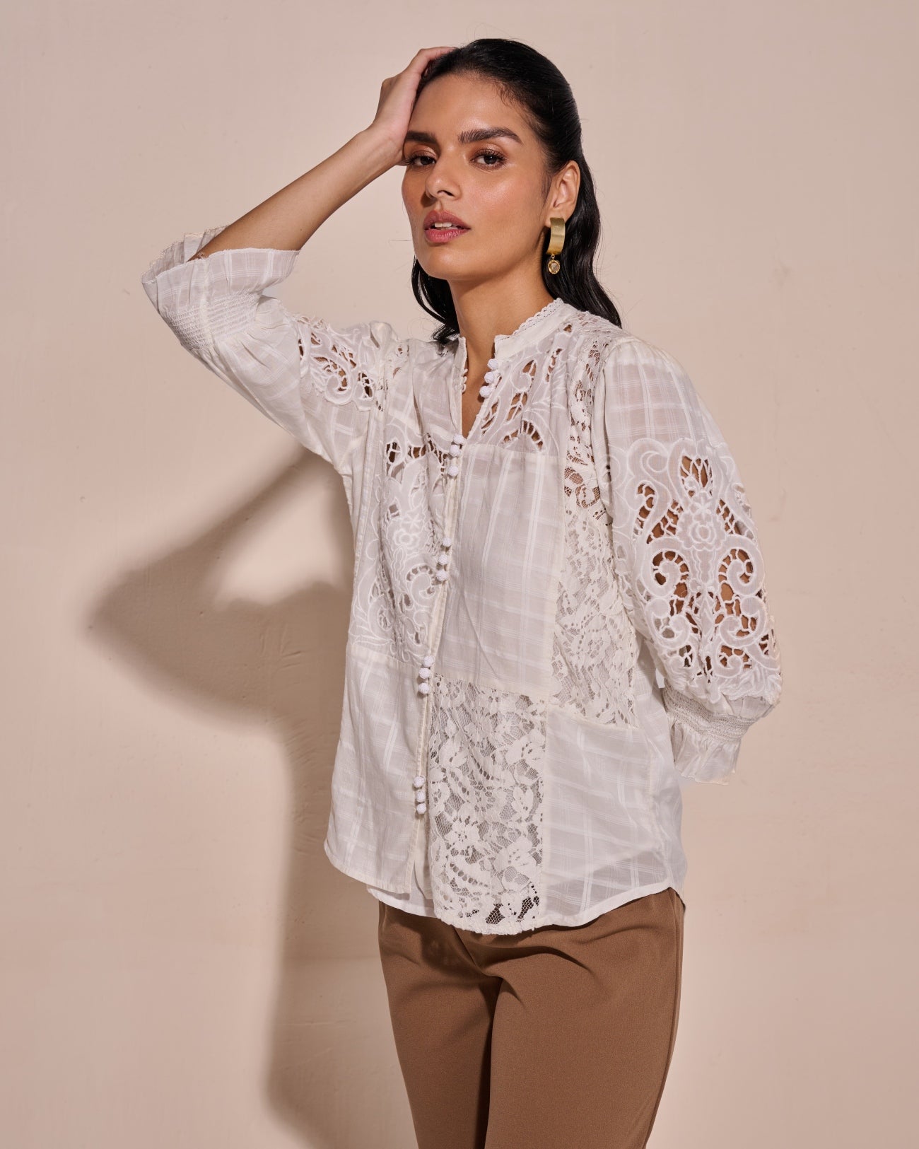 Adeline Lace Blouse | Style Island at Broadway