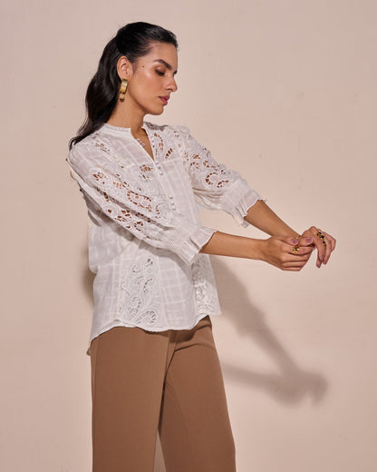 Adeline Lace Blouse | Style Island at Broadway