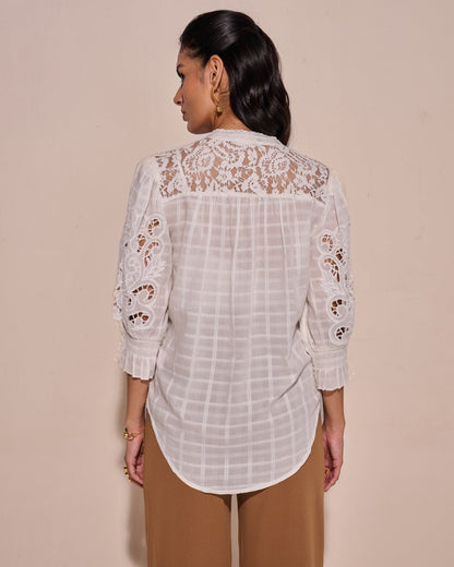 Adeline Lace Blouse | Style Island at Broadway