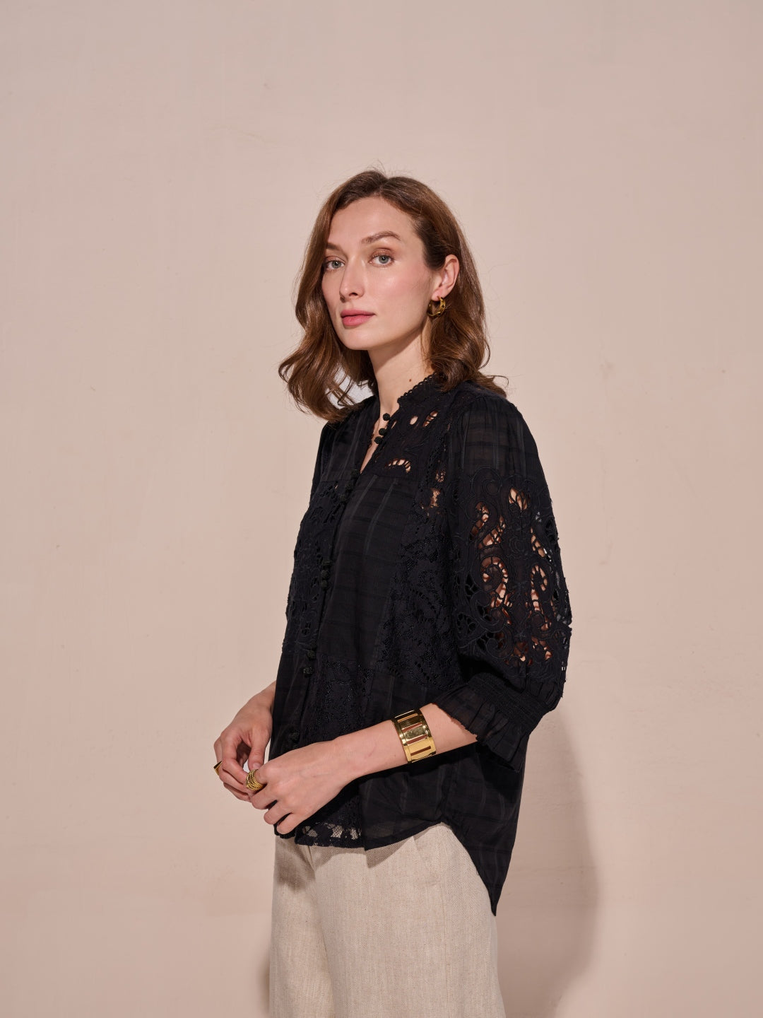 Adeline Lace Blouse | Style Island at Broadway