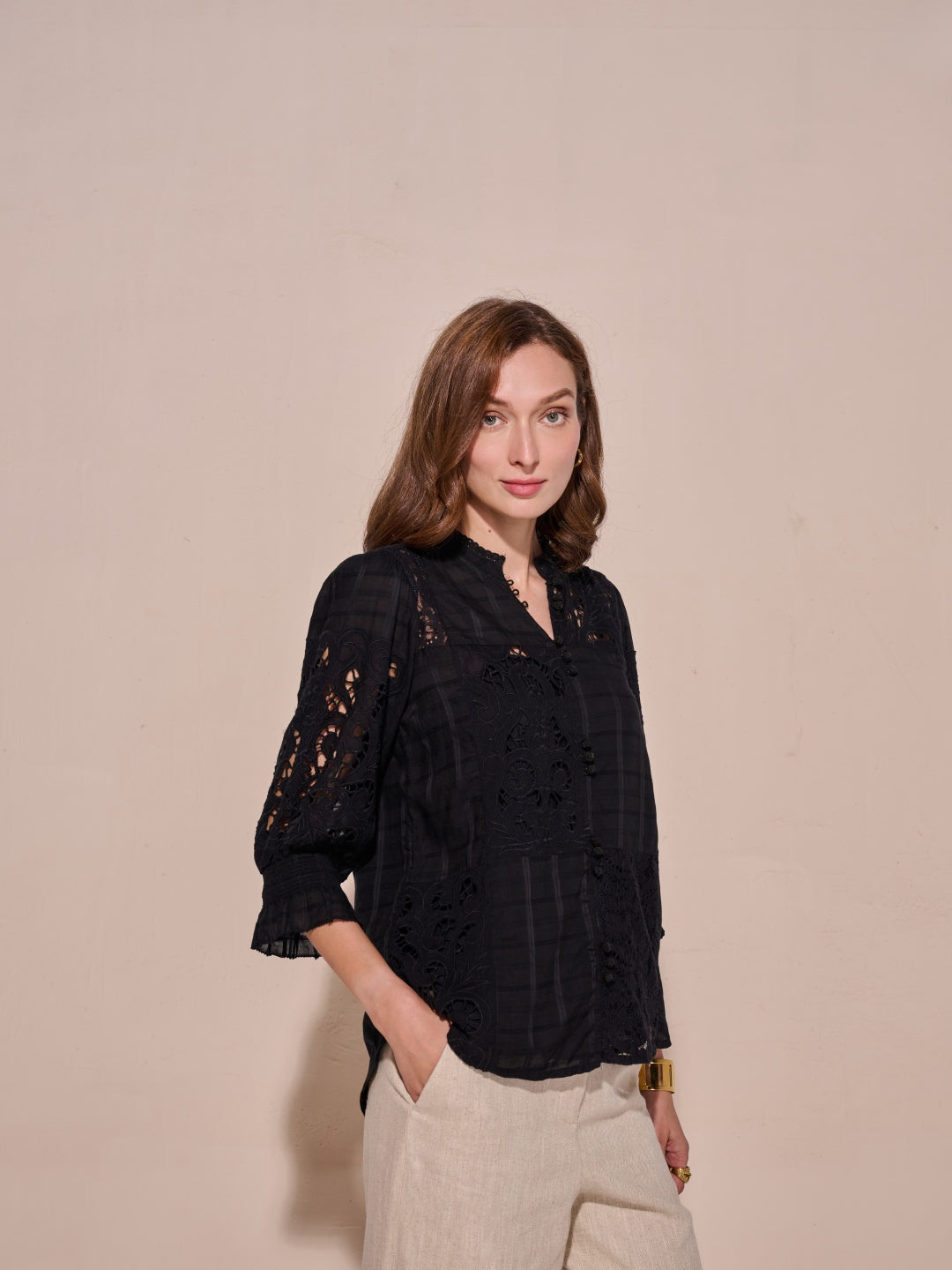 Adeline Lace Blouse | Style Island at Broadway
