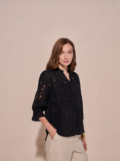 Adeline Lace Blouse | Style Island at Broadway