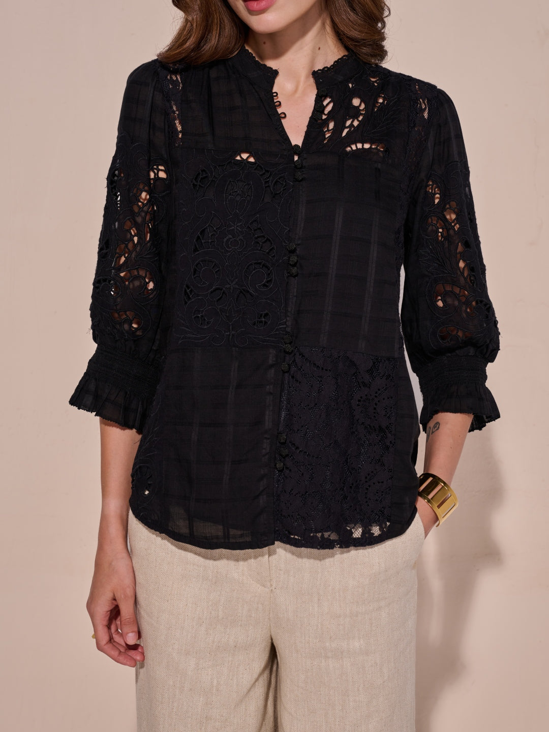 Adeline Lace Blouse | Style Island at Broadway