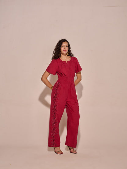 Khloe Linen Jumpsuit | Style Island at Broadway