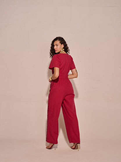 Khloe Linen Jumpsuit | Style Island at Broadway