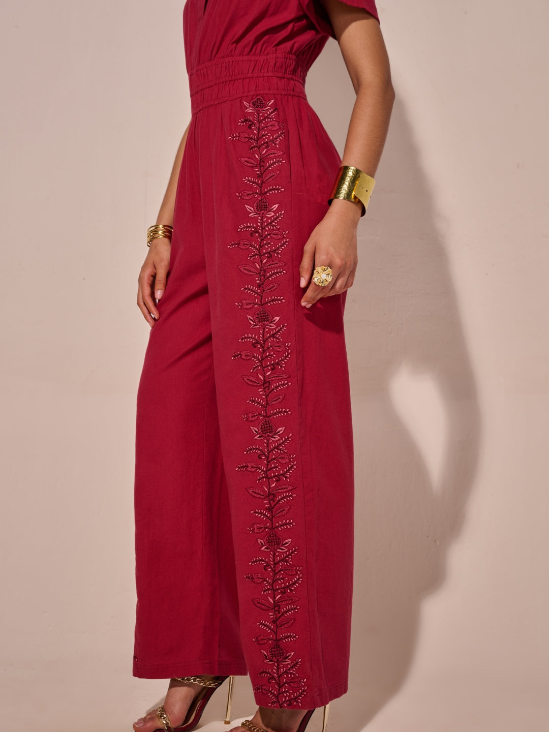 Khloe Linen Jumpsuit | Style Island at Broadway