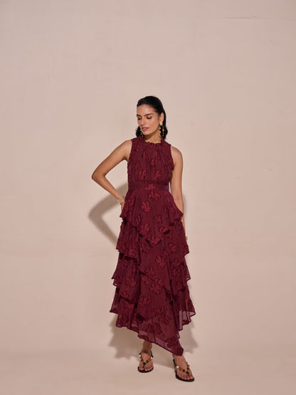 Giselle Jacquard Dress | Style Island at Broadway