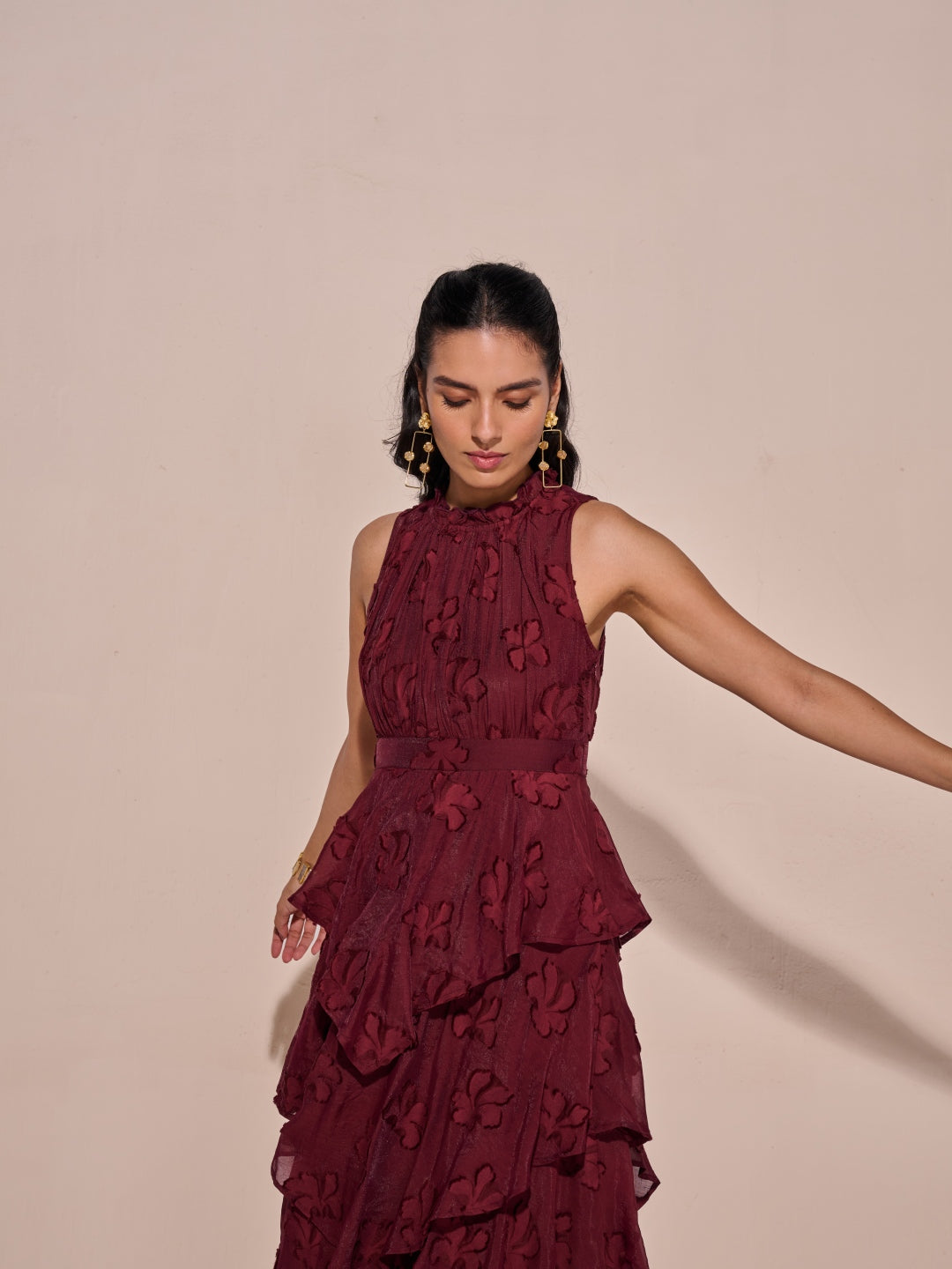 Giselle Jacquard Dress | Style Island at Broadway