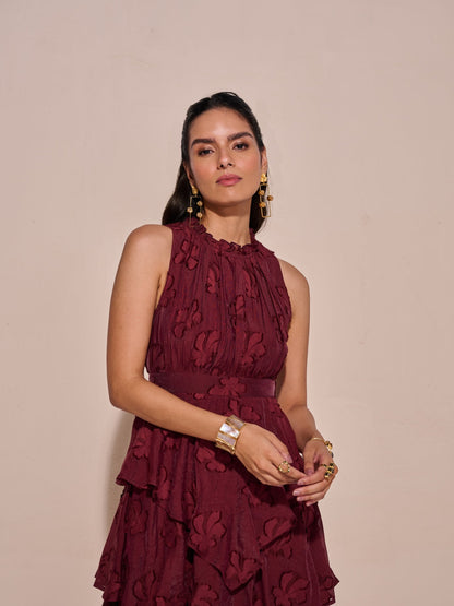 Giselle Jacquard Dress | Style Island at Broadway