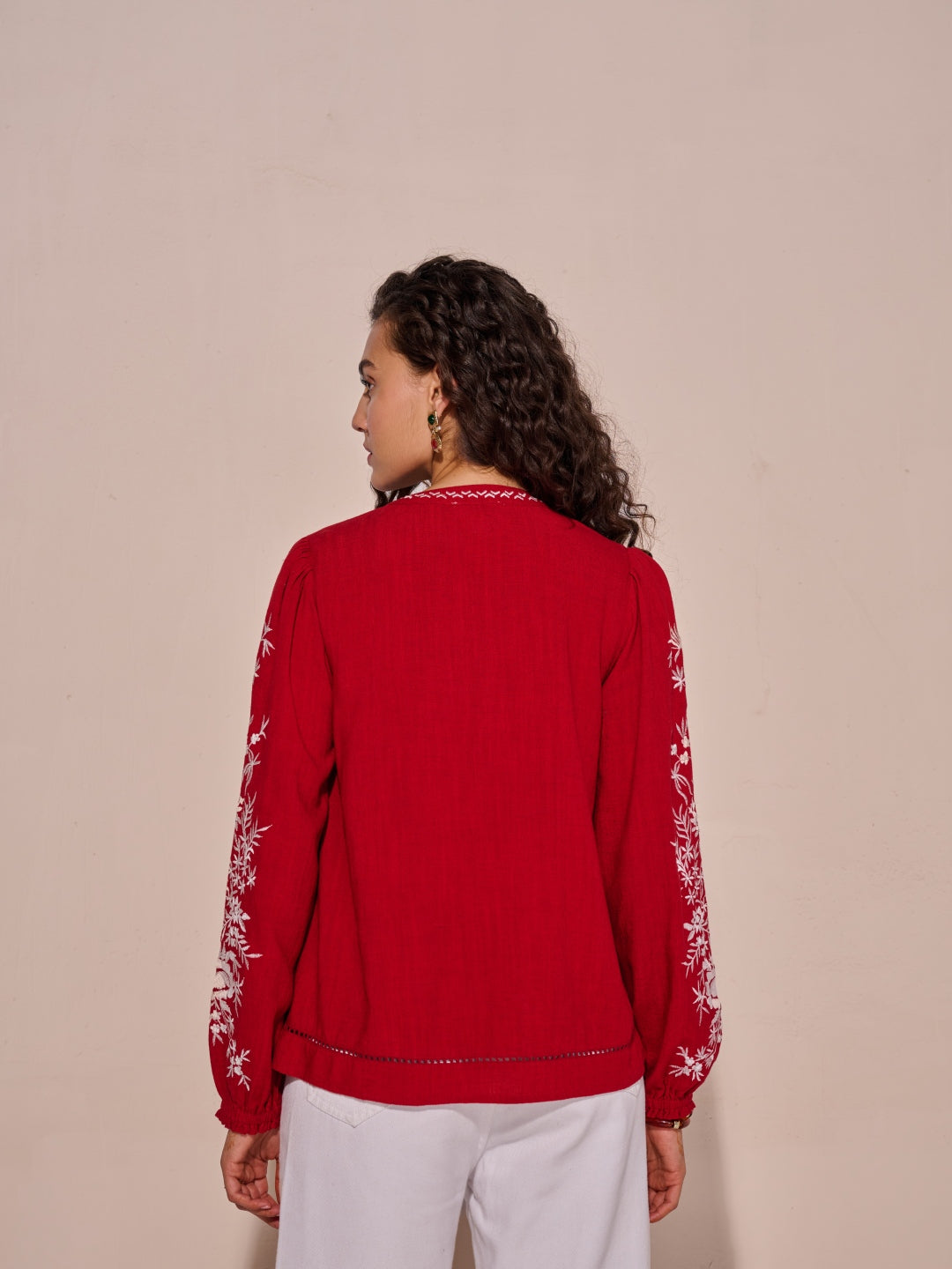 Julianne Embroidered Top | Style Island at Broadway
