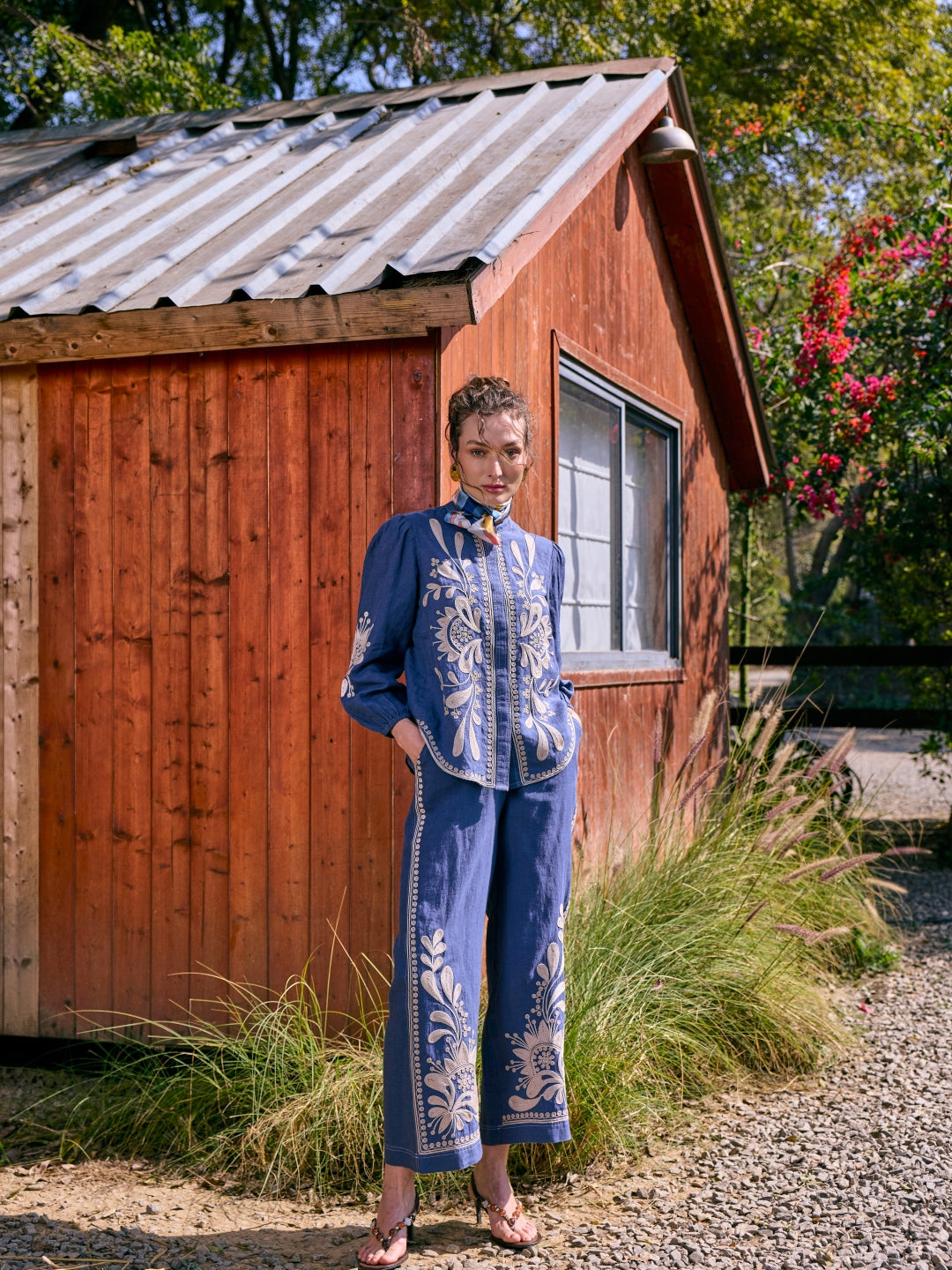 Sera 100% Linen Blouse