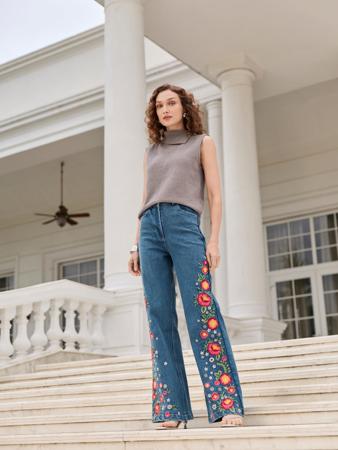Cheryl Embroidered Jeans | Style Island at Broadway