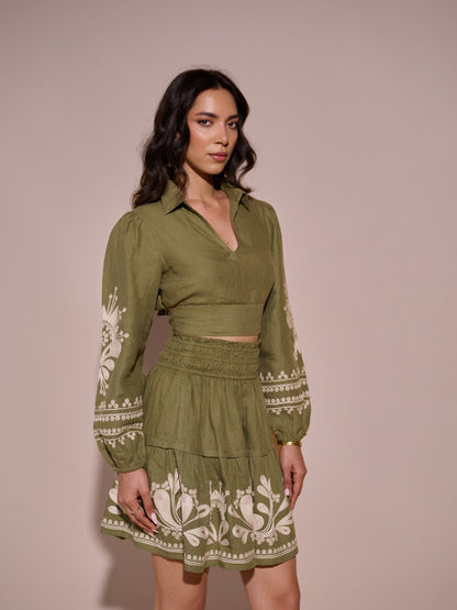 Charlotte Linen Top