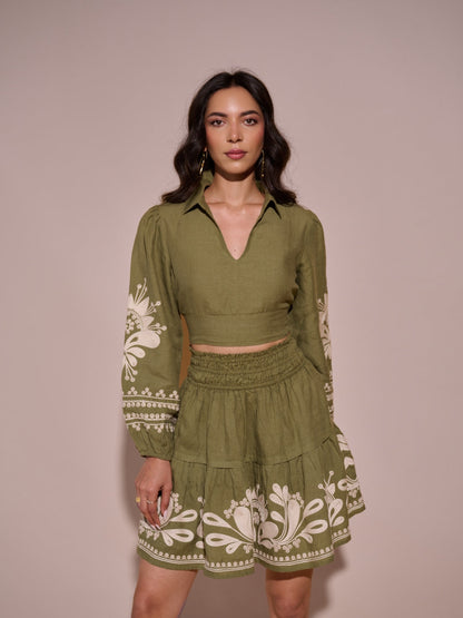 Charlotte Linen Top