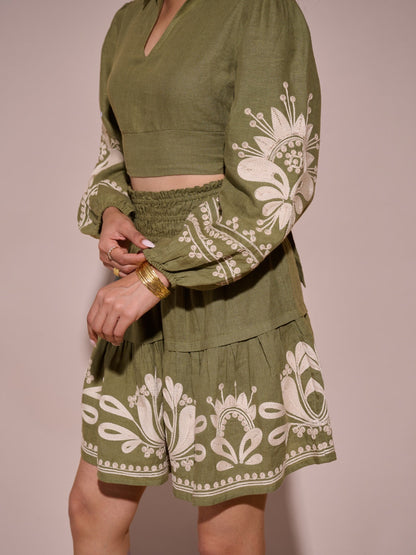 Charlotte Linen Top