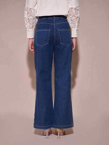 Millie Embroidered Denim Jeans