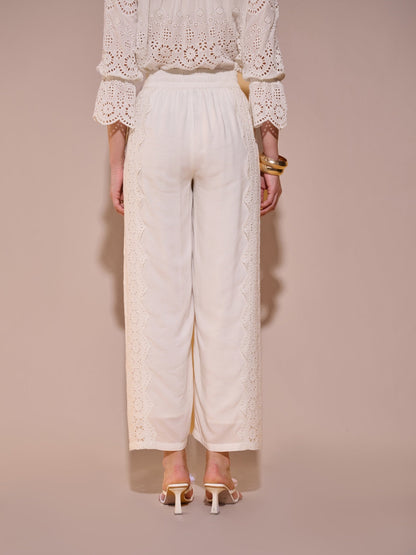 Alba Schiffli Pants | Style Island at Broadway