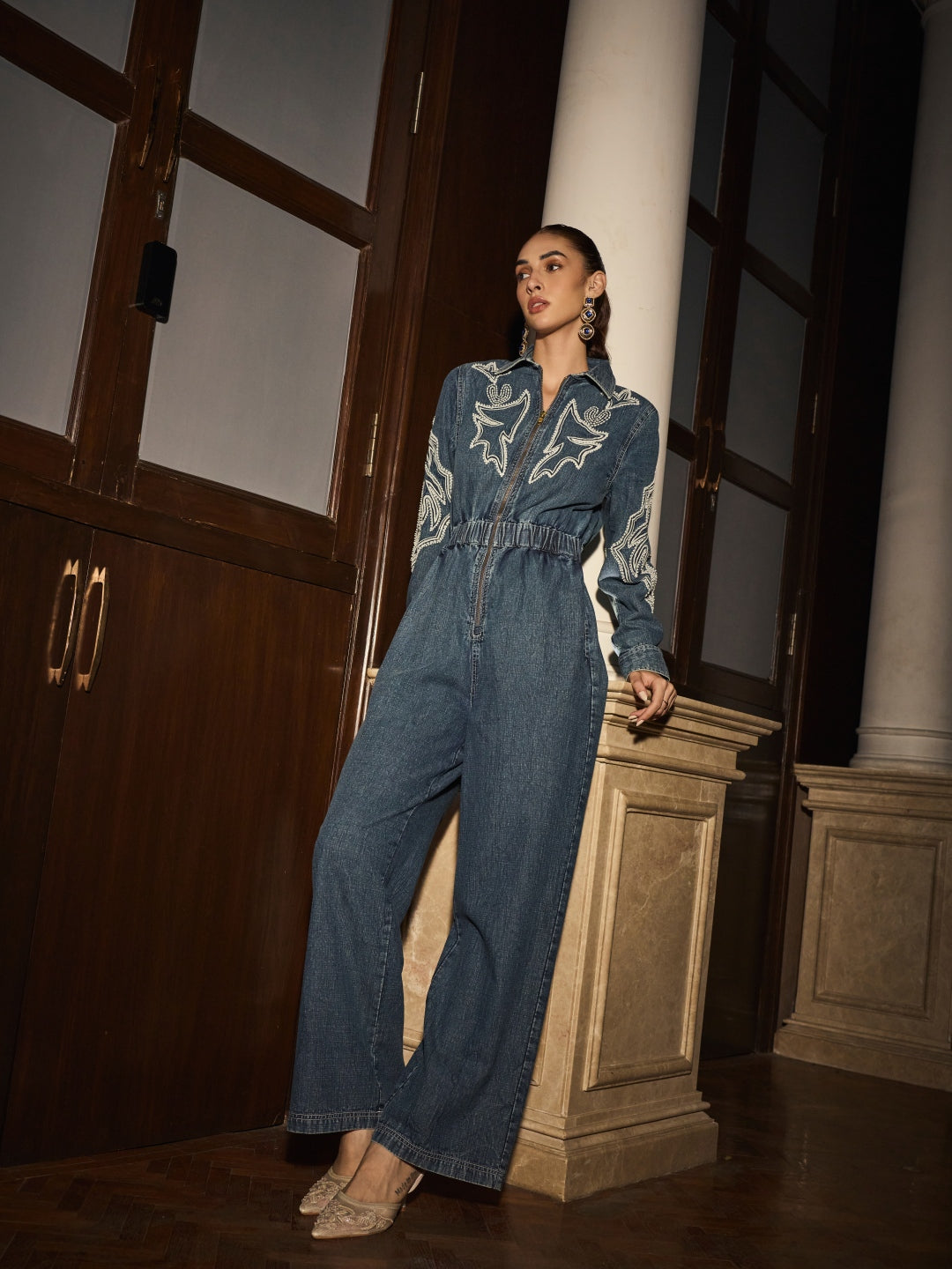 Lisa Denim Jumpsuit | Style Island at Broadway