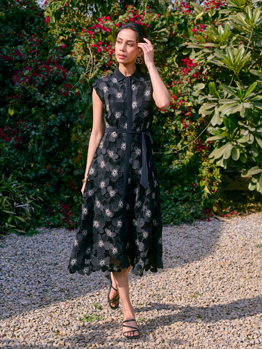 Sera Lace Midi Dress