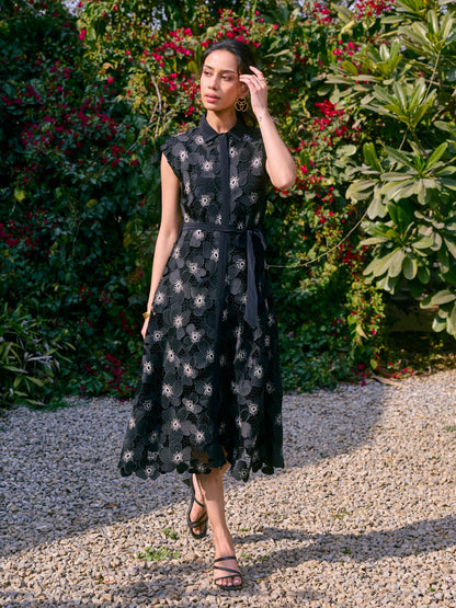 Sera Lace Midi Dress