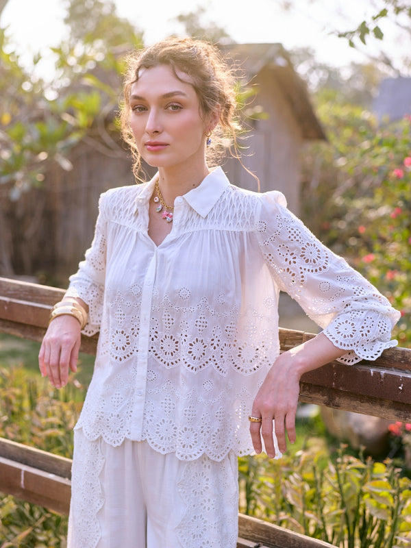 Alba Schiffli Shirt