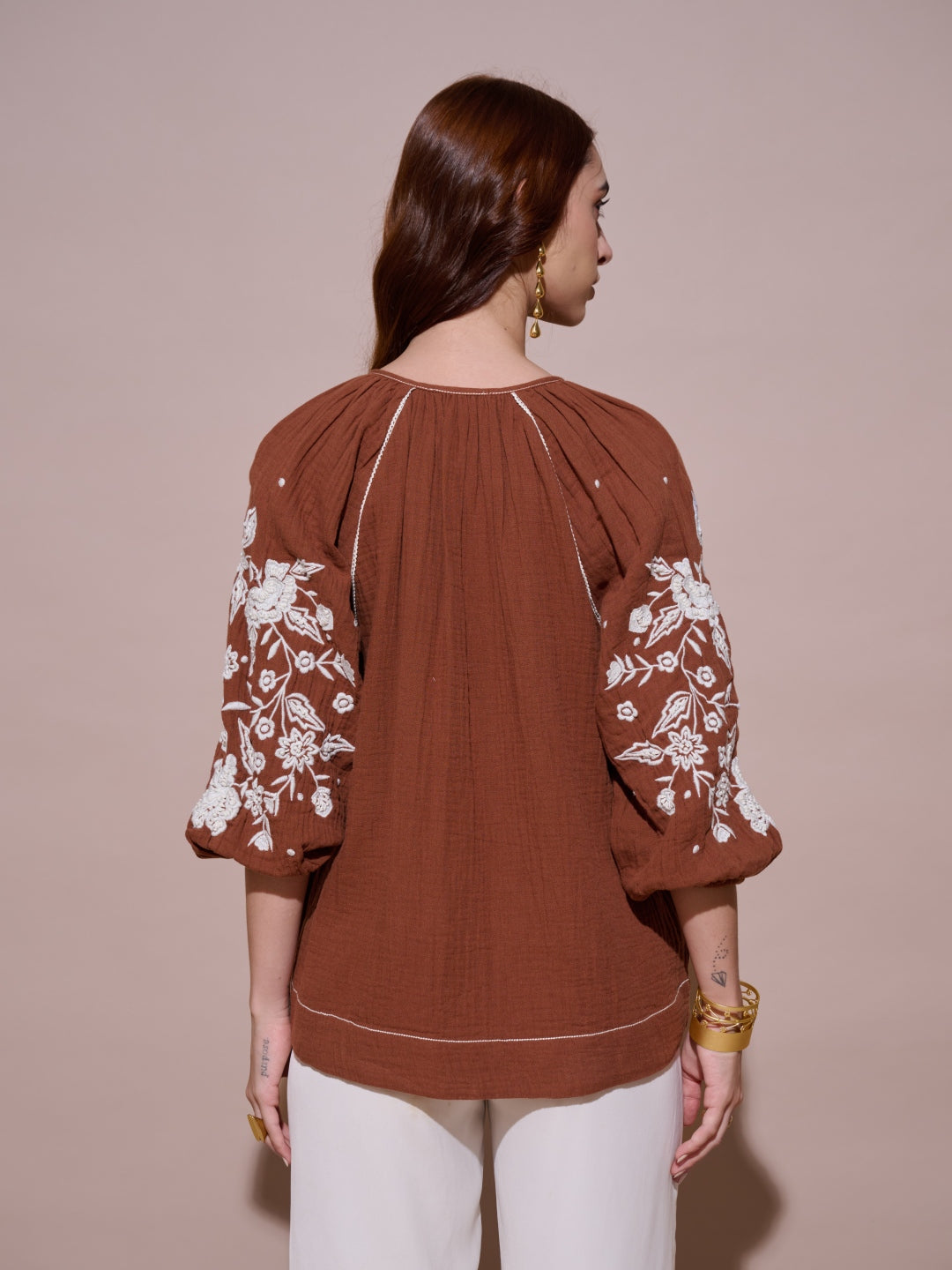 Hannah Embroidered Top | Style Island at Broadway
