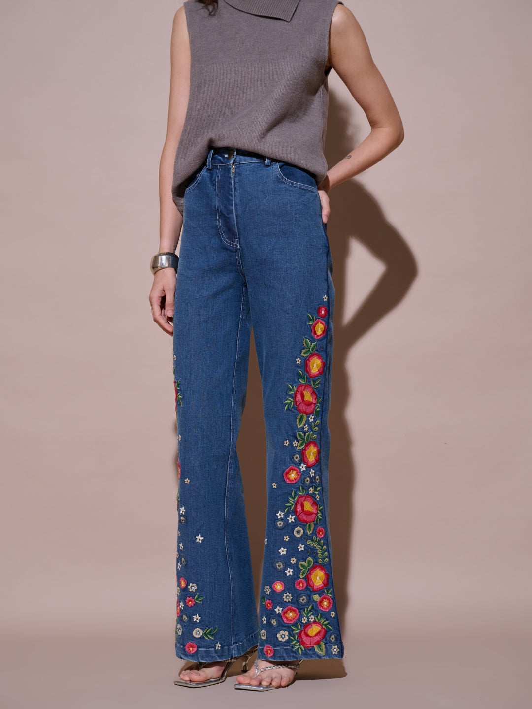 Cheryl Embroidered Jeans | Style Island at Broadway