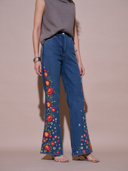 Cheryl Embroidered Jeans | Style Island at Broadway