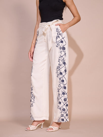 Natalie Embroidered Pants | Style Island at Broadway