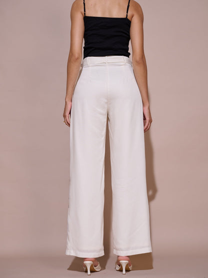 Natalie Embroidered Pants | Style Island at Broadway