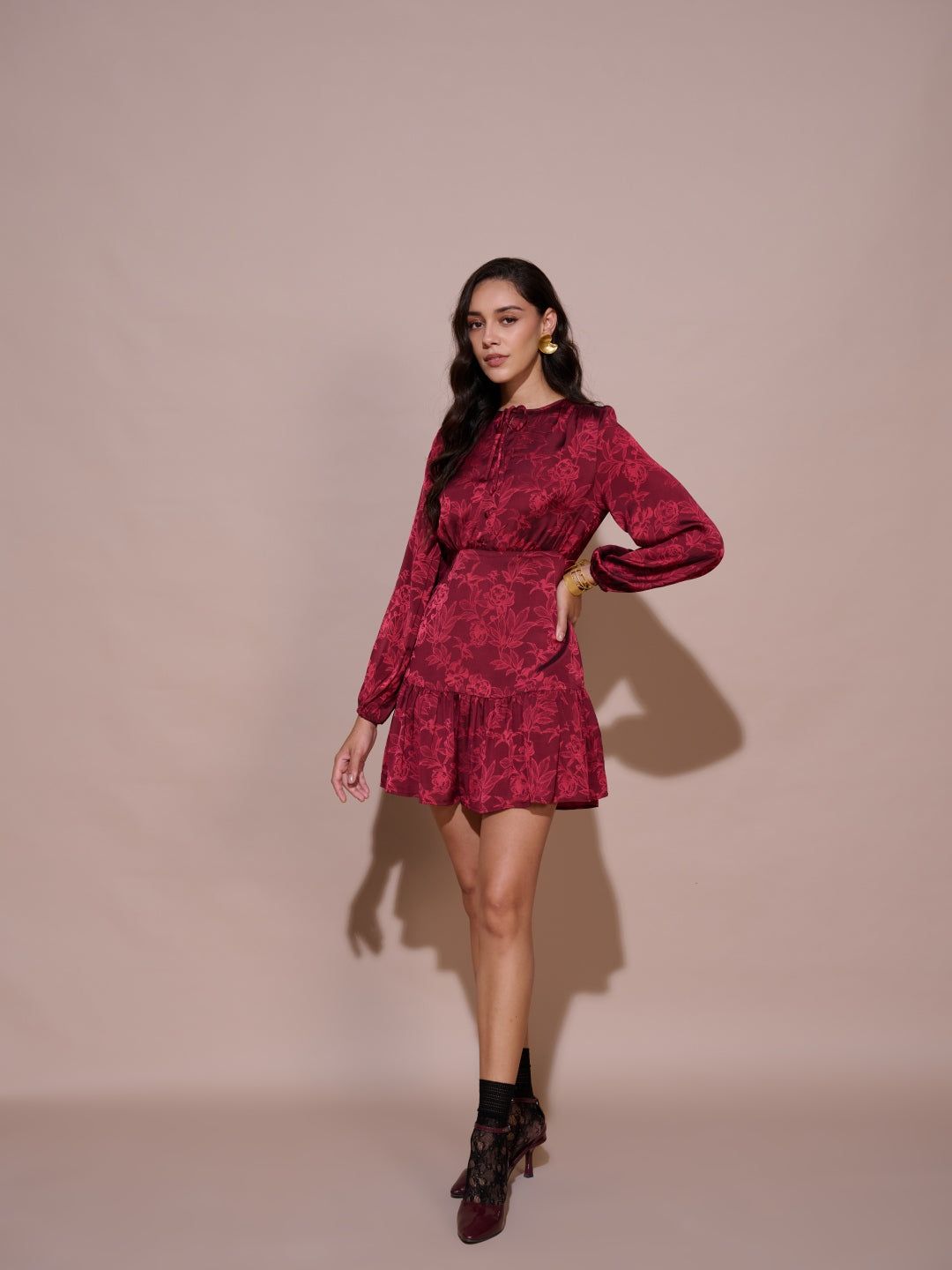 Florence Jacquard Dress | Style Island at Broadway