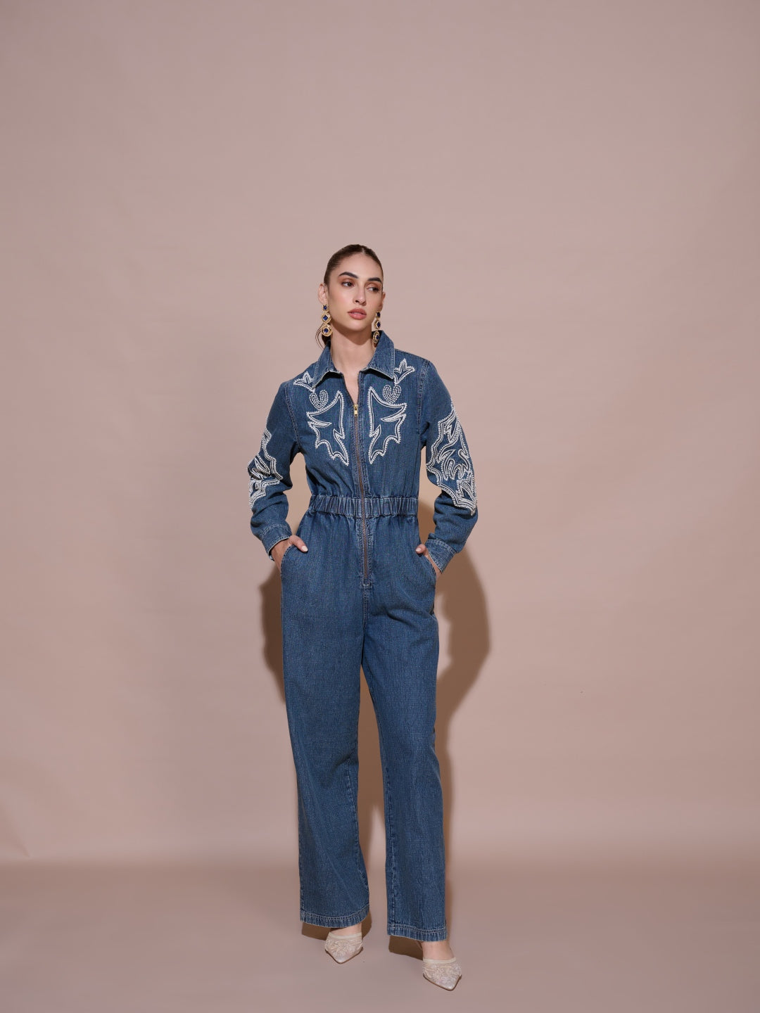 Lisa Denim Jumpsuit | Style Island at Broadway