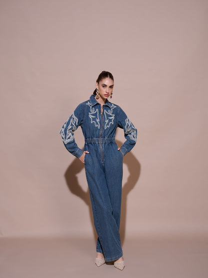 Lisa Denim Jumpsuit | Style Island at Broadway