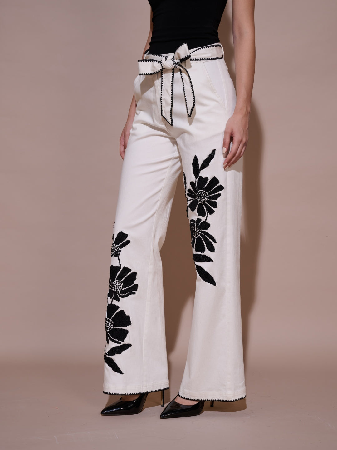 Bianca Embroidered Pants | Style Island at Broadway