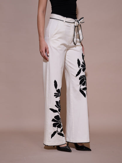 Bianca Embroidered Pants | Style Island at Broadway