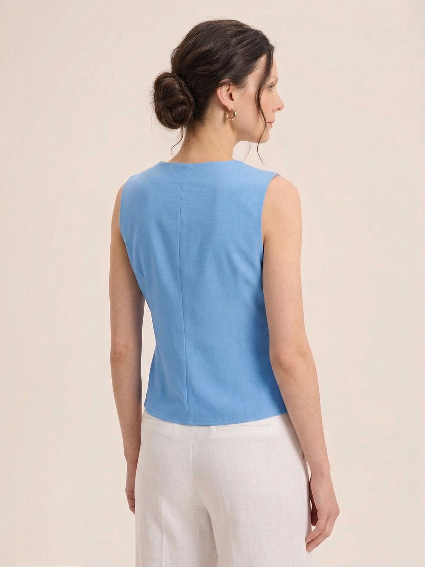 The Wrap Top - Sky Blue