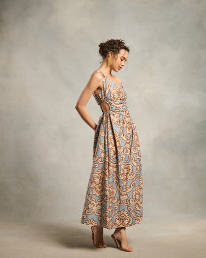 Tushita Mehta in our Kiara Printed Dress | Style Island at Broadway