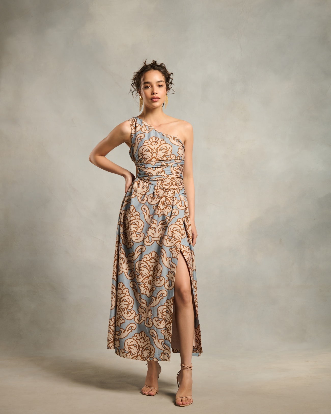 Tushita Mehta in our Kiara Printed Dress | Style Island at Broadway
