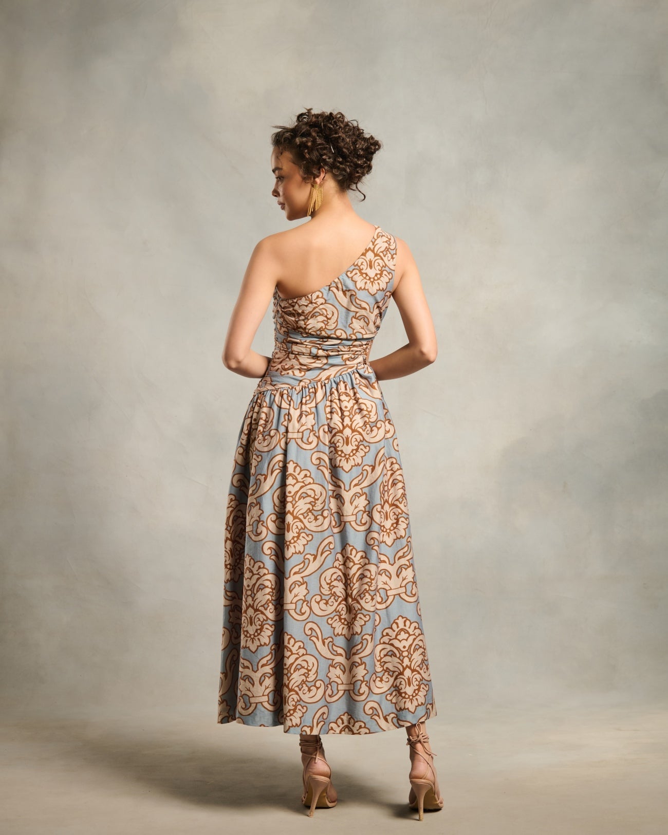Tushita Mehta in our Kiara Printed Dress | Style Island at Broadway