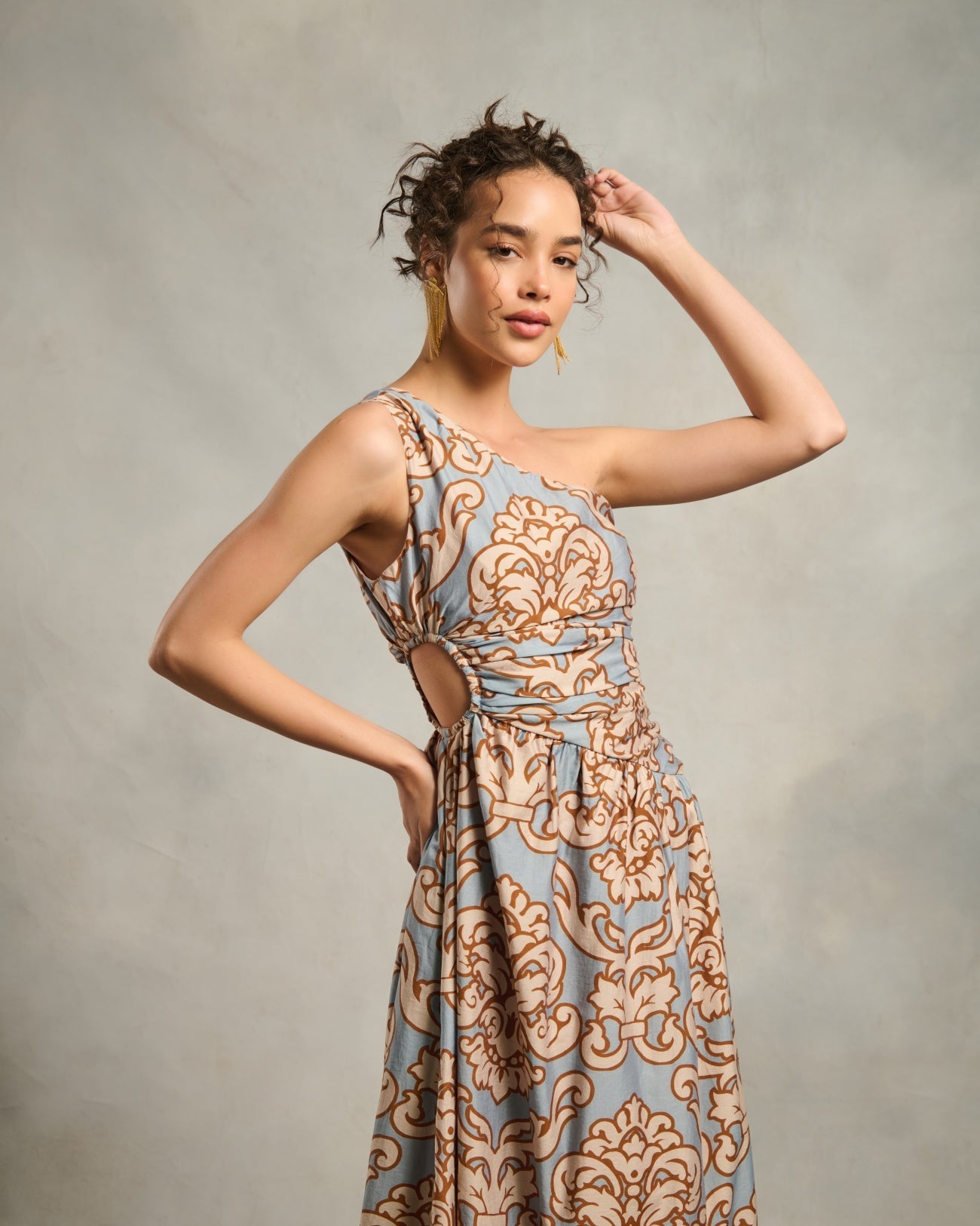 Tushita Mehta in our Kiara Printed Dress | Style Island at Broadway