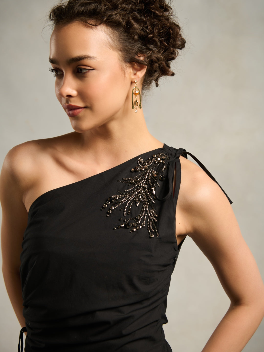 Amanda One Shoulder Maxi | Style Island at Broadway