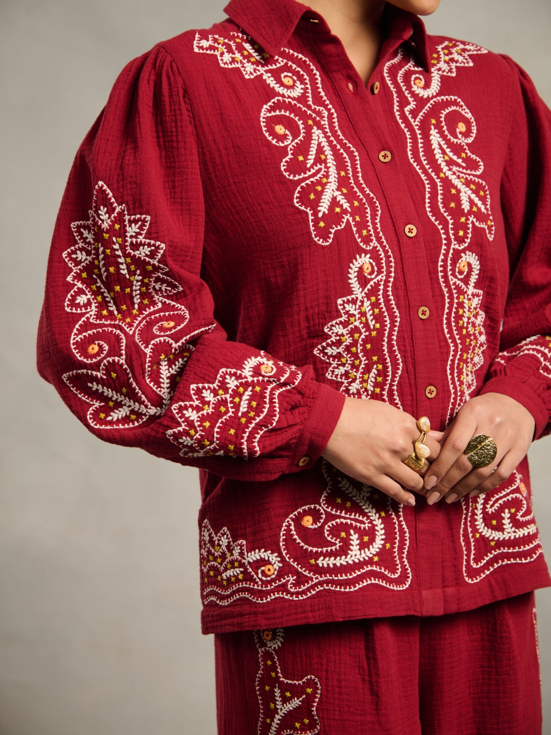 Jemma Embroidered Co-ord set | Style Island at Broadway