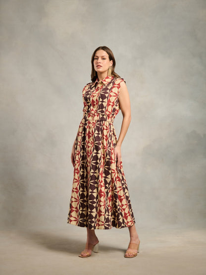 Stephanie Printed Dress | Style Island at Broadway