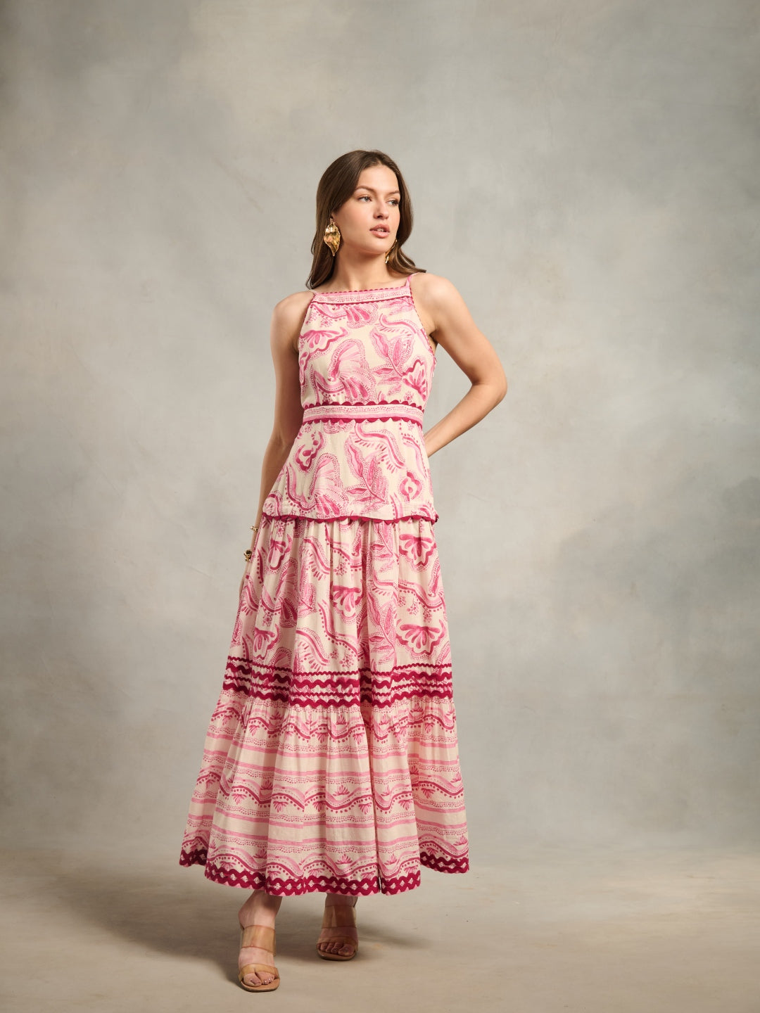 Tushita Mehta in Carol Printed Maxi | Style Island at Broadway