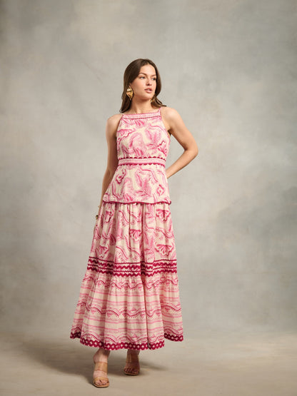 Tushita Mehta in Carol Printed Maxi | Style Island at Broadway